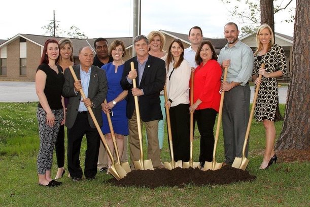 Ascension Chamber of Commerce, (From left to right) Front Row: Bethany Duplessis, Ascension President Kenny Matassa, Sherrie Despino, Gonzales Mayor Barney Arceneaux, Lynell Zirkle, Darlene Schexnayder, Joshua Ory, Alysha Guillot. Back Row: Sandy Zaher, Shawn Winchester, Traci Furlow, Ryan Falgoust.